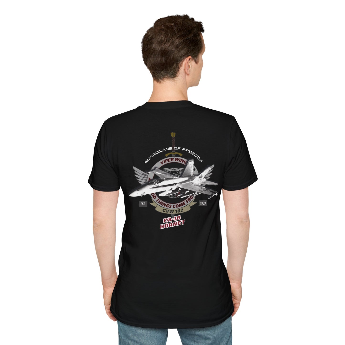 F/A-18 Hornet 162nd Viper Wing Unisex Softstyle T-Shirt