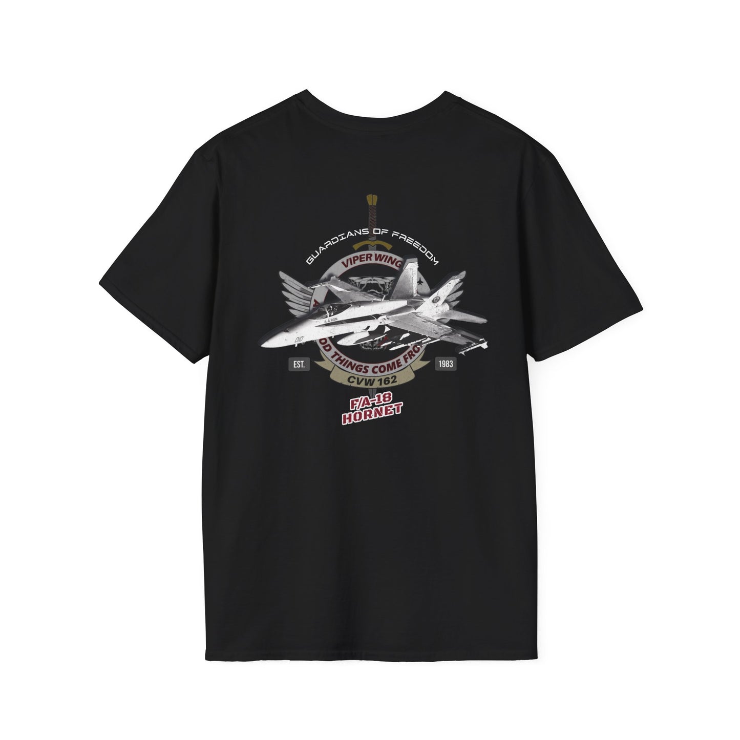 F/A-18 Hornet 162nd Viper Wing Unisex Softstyle T-Shirt