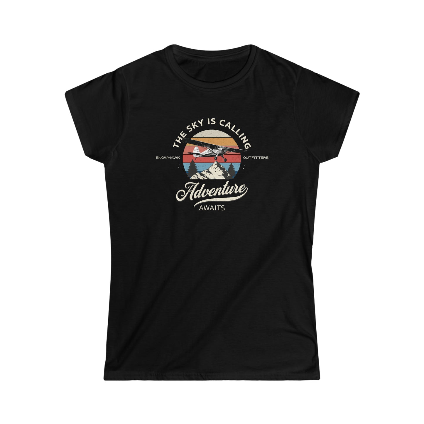 The Sky Is Calling Adventure Women's Softstyle Tee