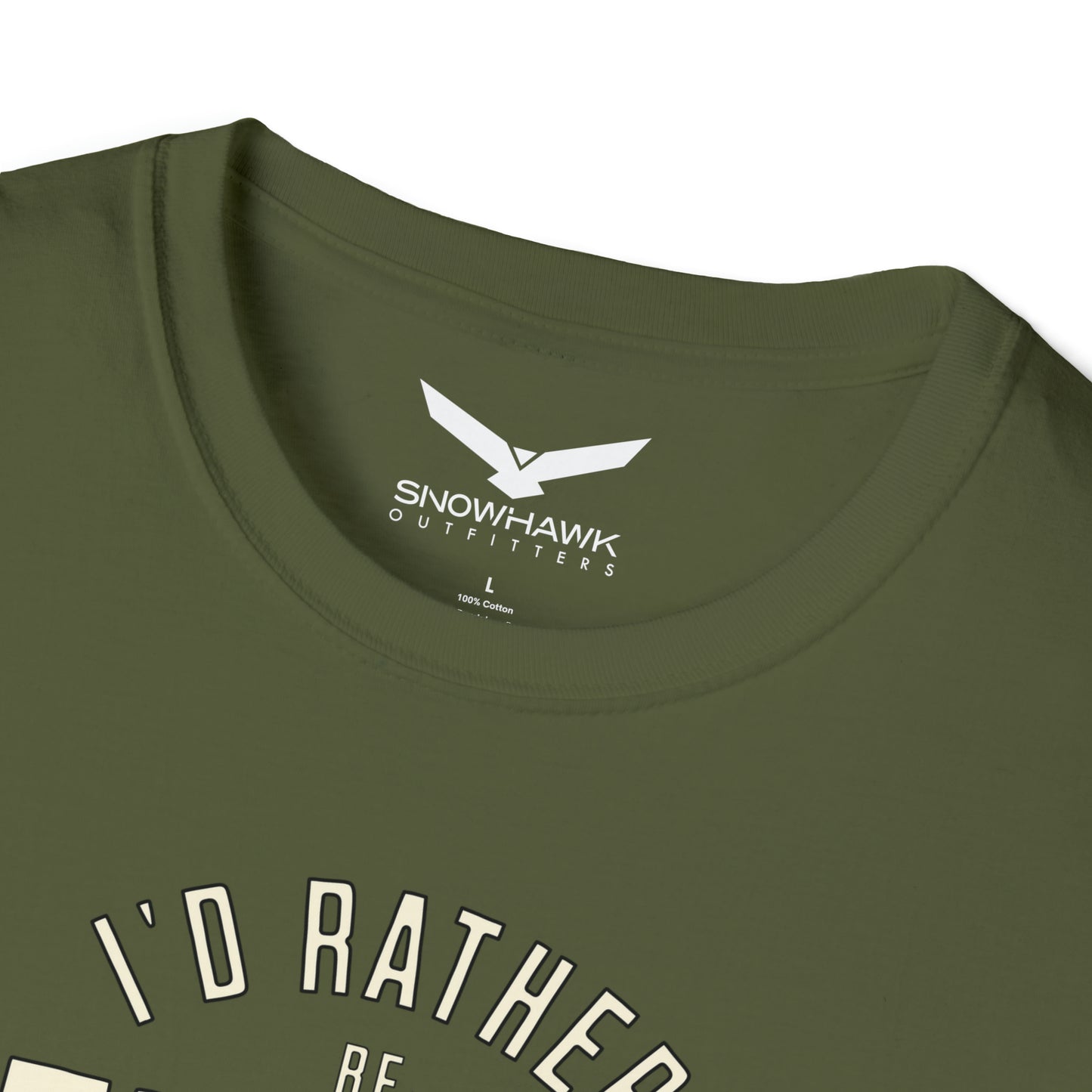 I'd Rather Be Flying Snowhawk Outfitters Unisex Softstyle T-Shirt