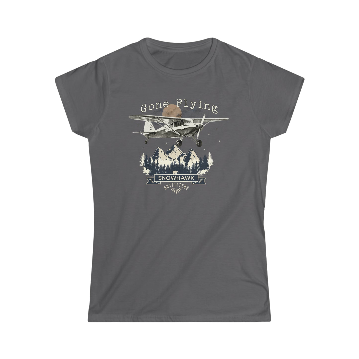 Gone Flying Mountains Women's Softstyle Tee