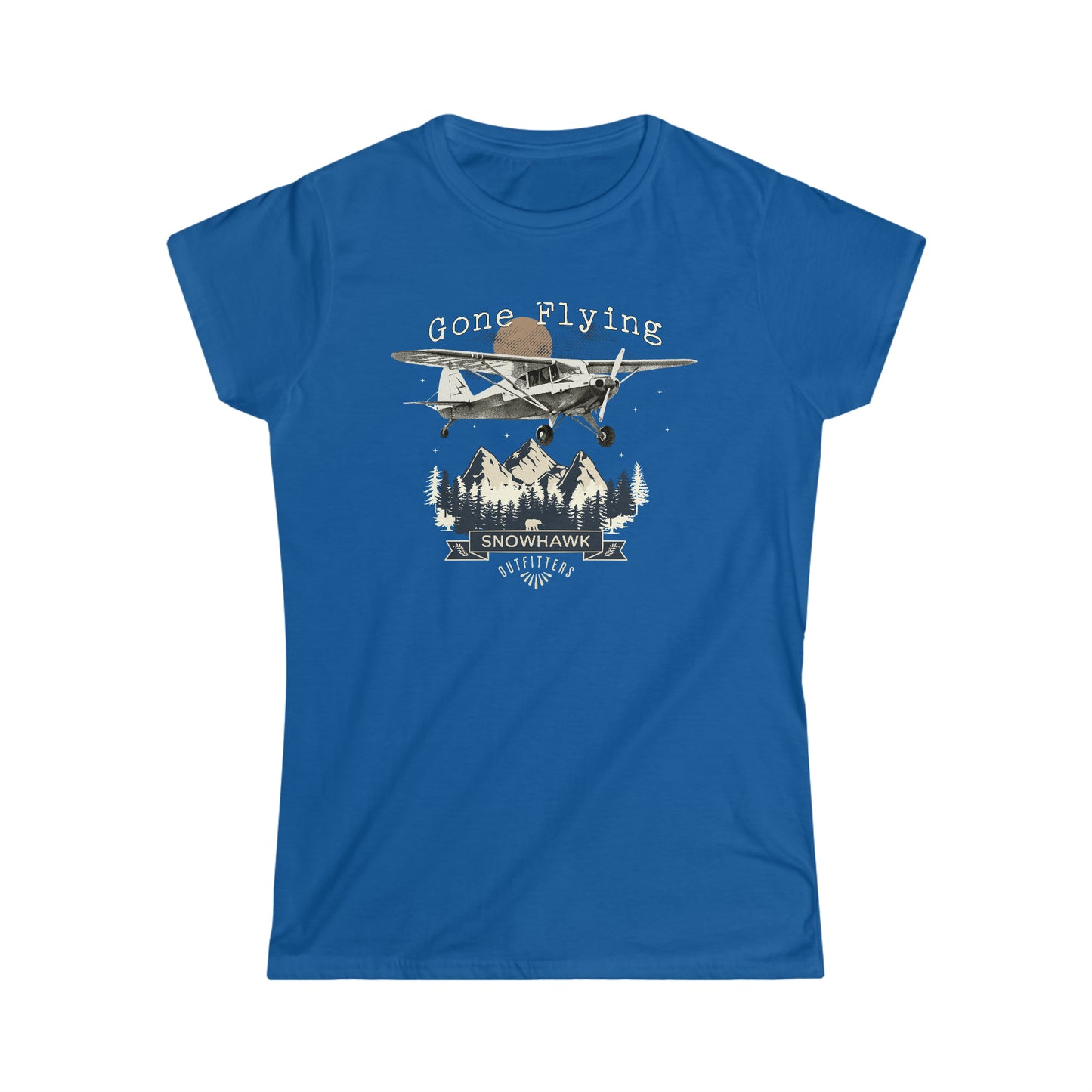 Gone Flying Mountains Women's Softstyle Tee