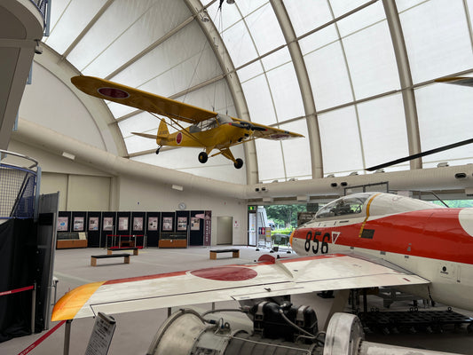 Aircraft on display at the Tokorozawa Aviation Museum