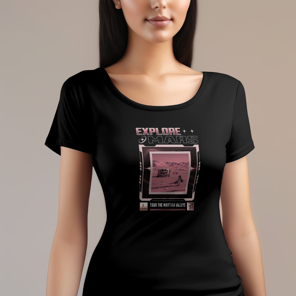 T-shirt with Explore Mars design