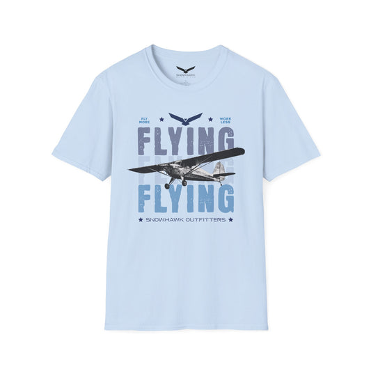 Fly More Work Less Unisex Softstyle T-Shirt