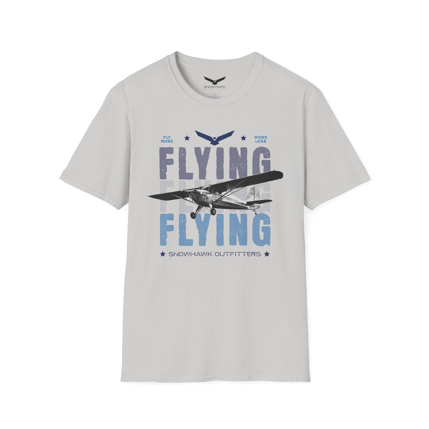 Fly More Work Less Unisex Softstyle T-Shirt