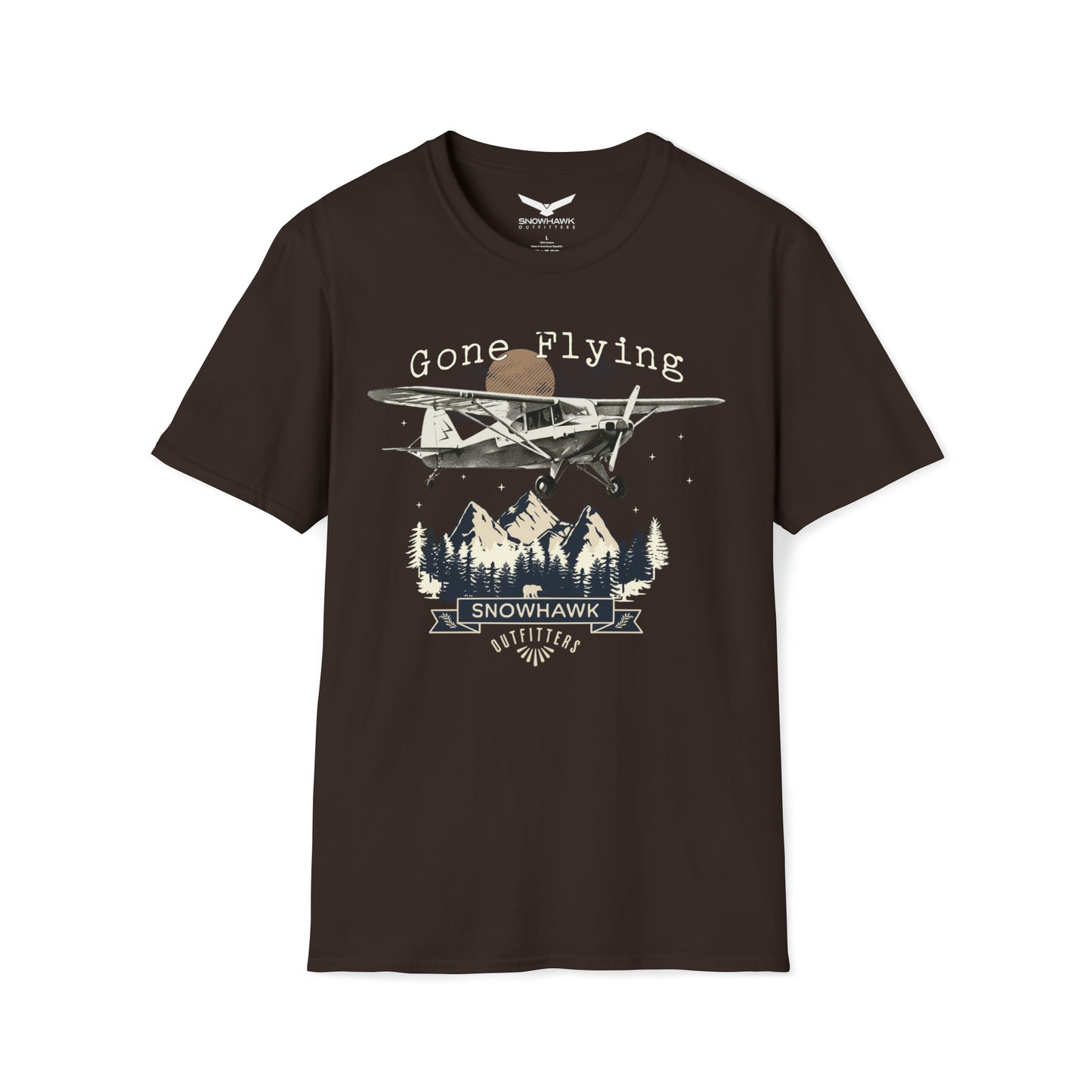 Gone Flying Mountains Unisex Softstyle T-Shirt