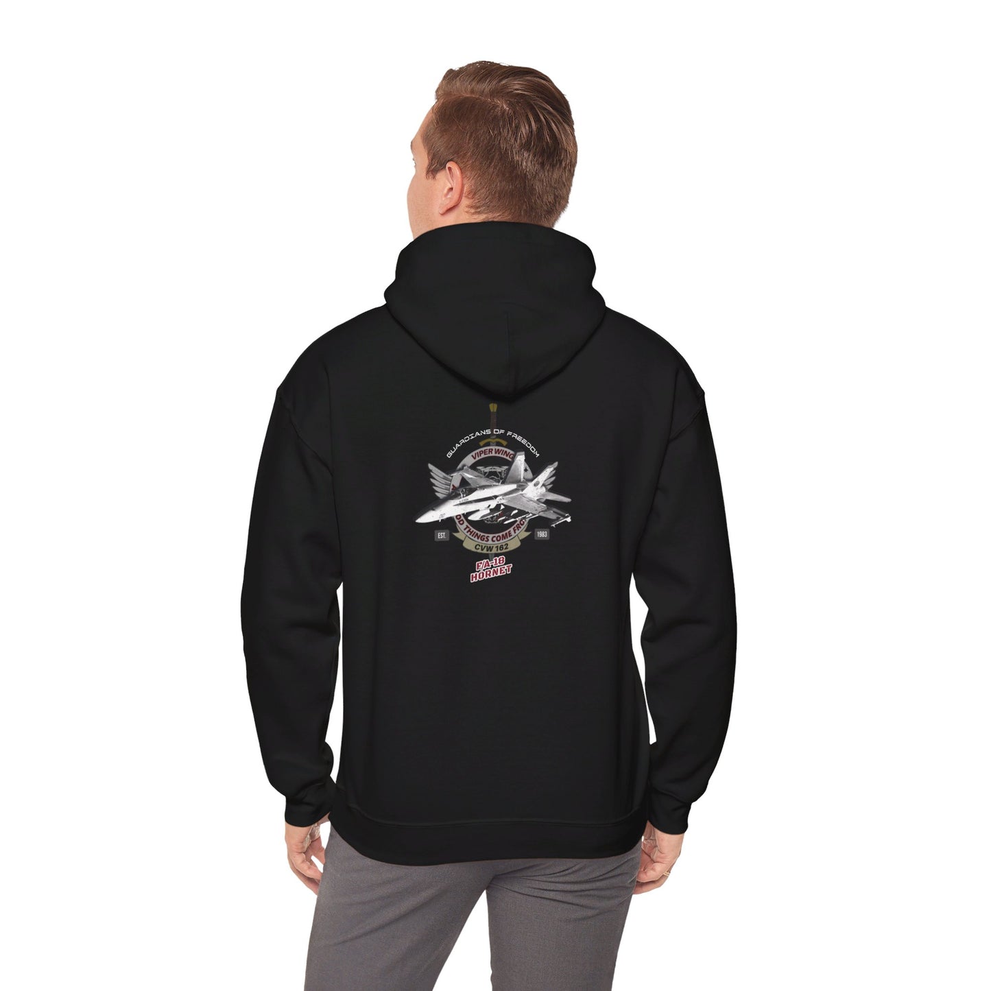 F/A-18 Hornet 162nd Viper Wing Unisex Heavy Blend™ Hooded Sweatshirt