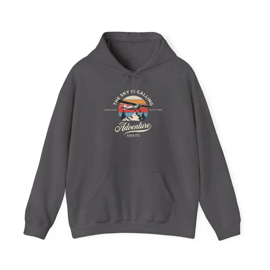 The Sky Is Calling Adventure Unisex Heavy Blend™ Hooded Sweatshirt