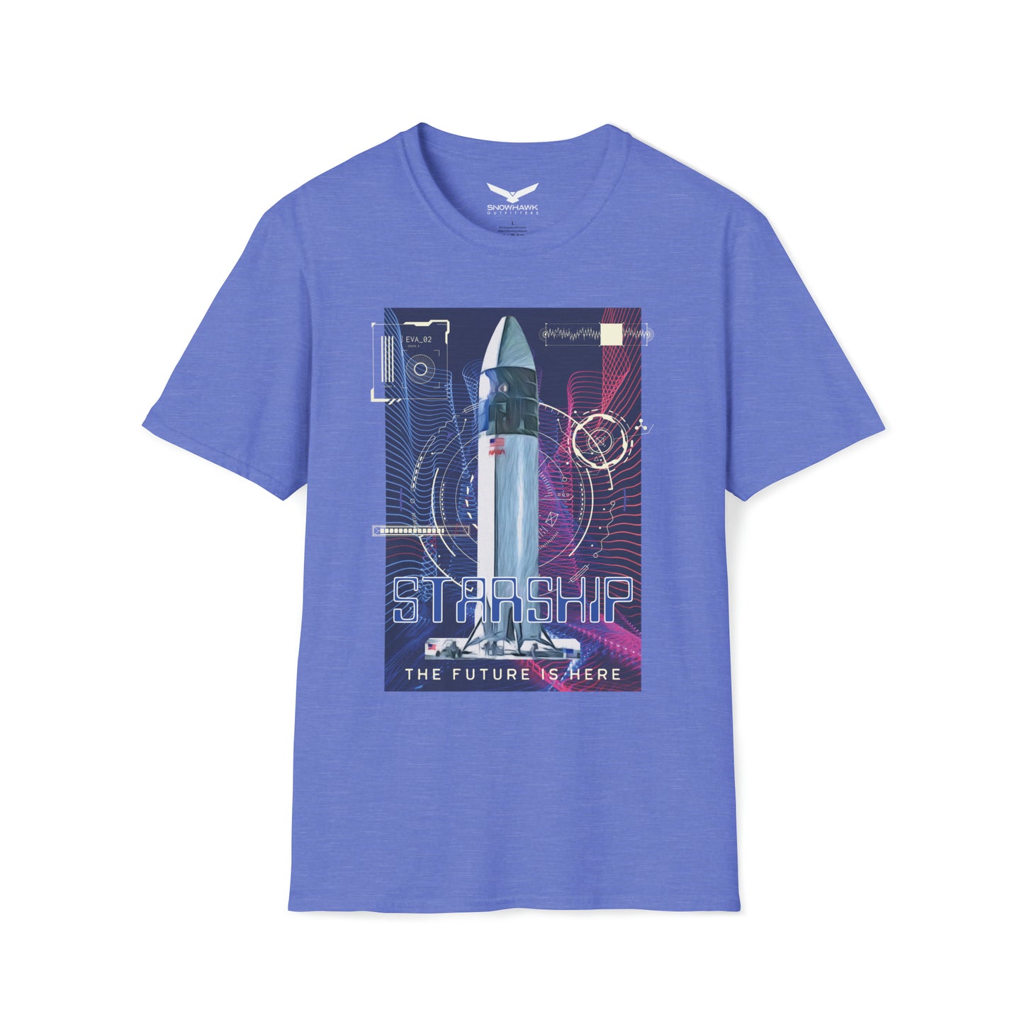 Starship The Future is Here Unisex Softstyle T-Shirt