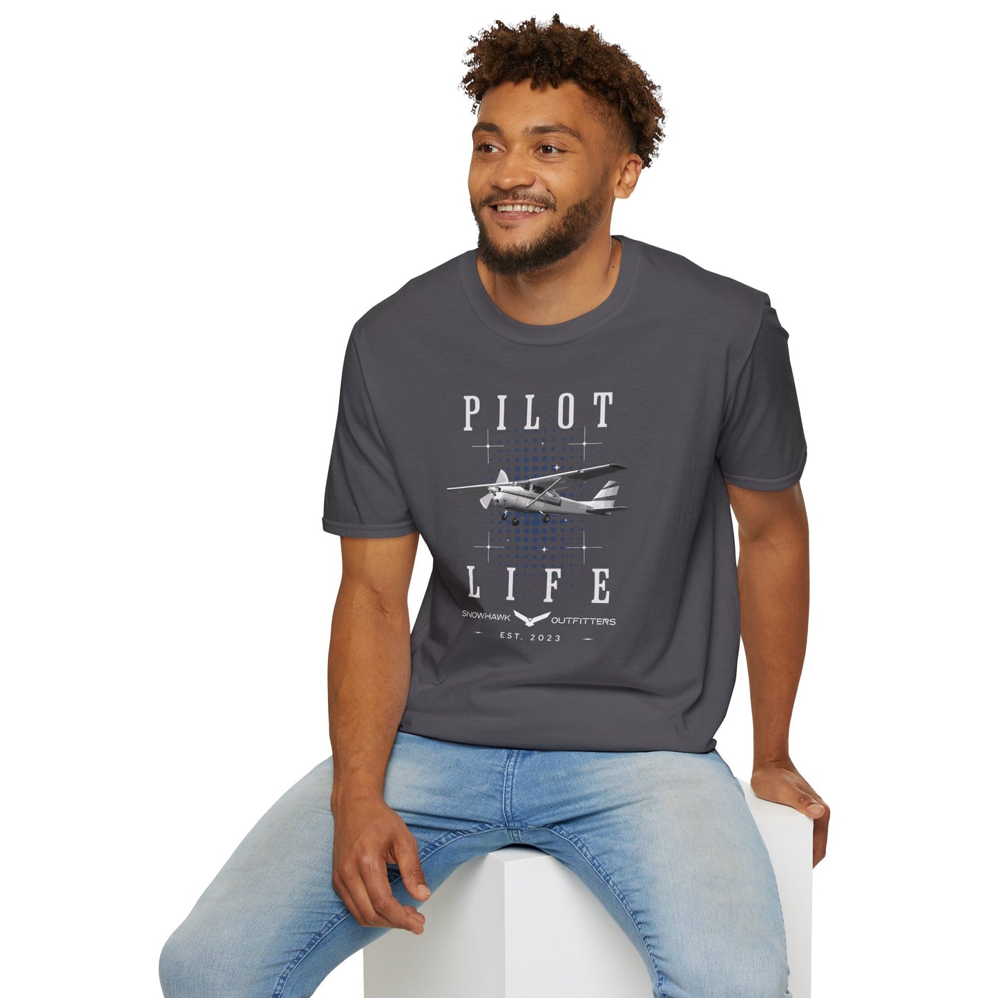 Pilot Life High Wing Unisex Softstyle T-Shirt