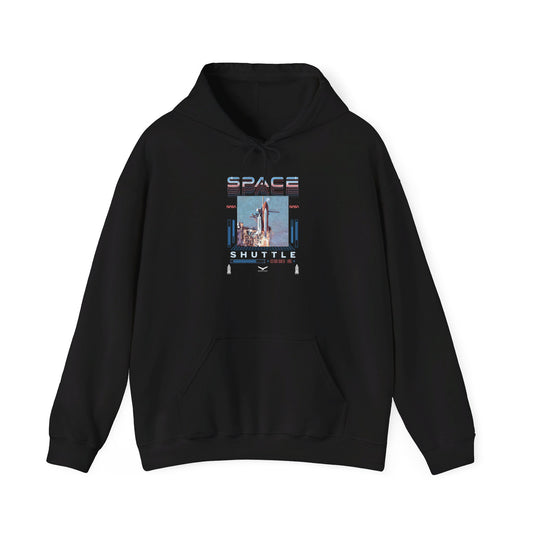 Space Shuttle 80's Retro Unisex Heavy Blend™ Hooded Sweatshirt