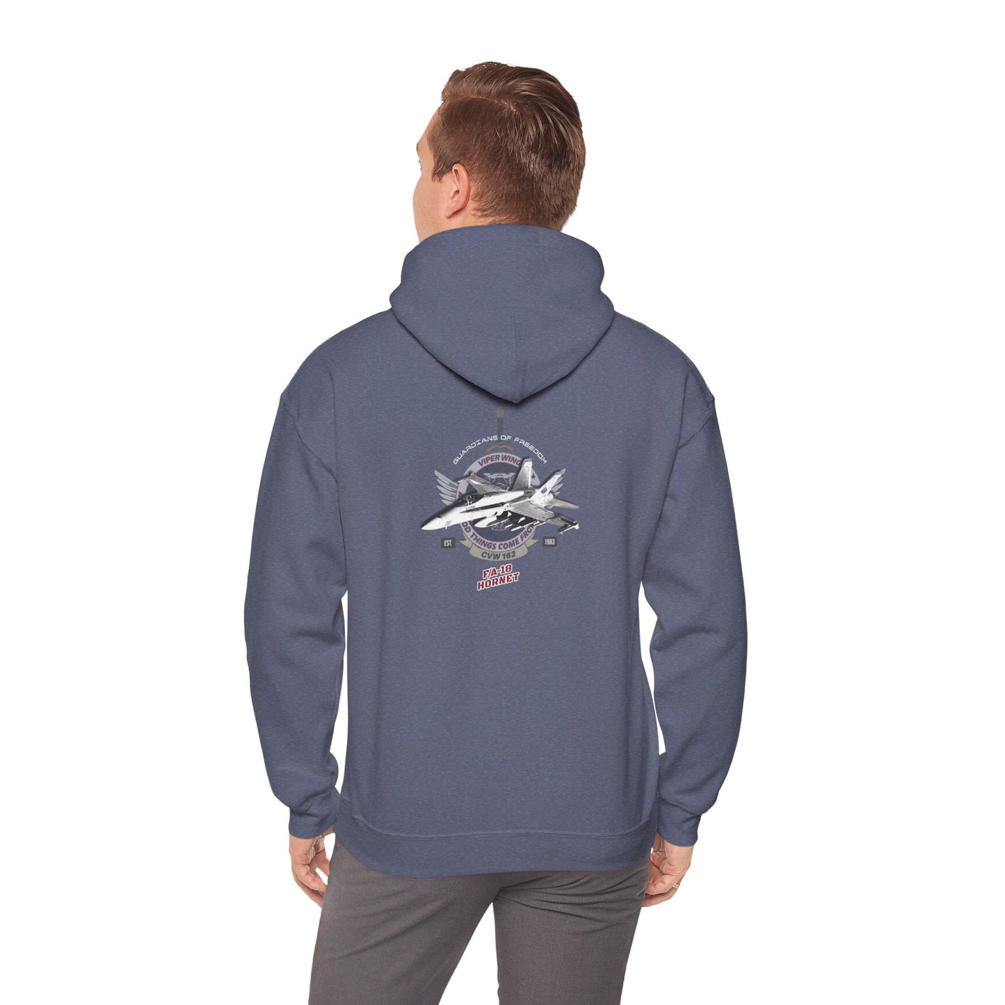 F/A-18 Hornet 162nd Viper Wing Unisex Heavy Blend™ Hooded Sweatshirt