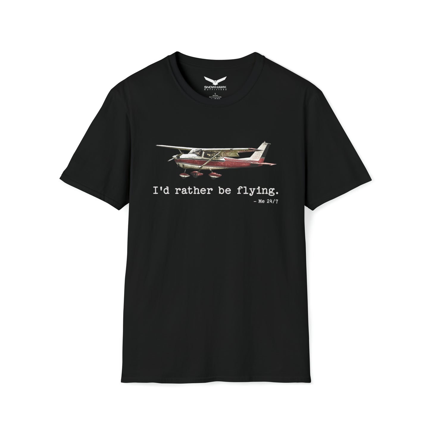 I'd Rather Be Flying 24/7 Unisex Softstyle T-Shirt