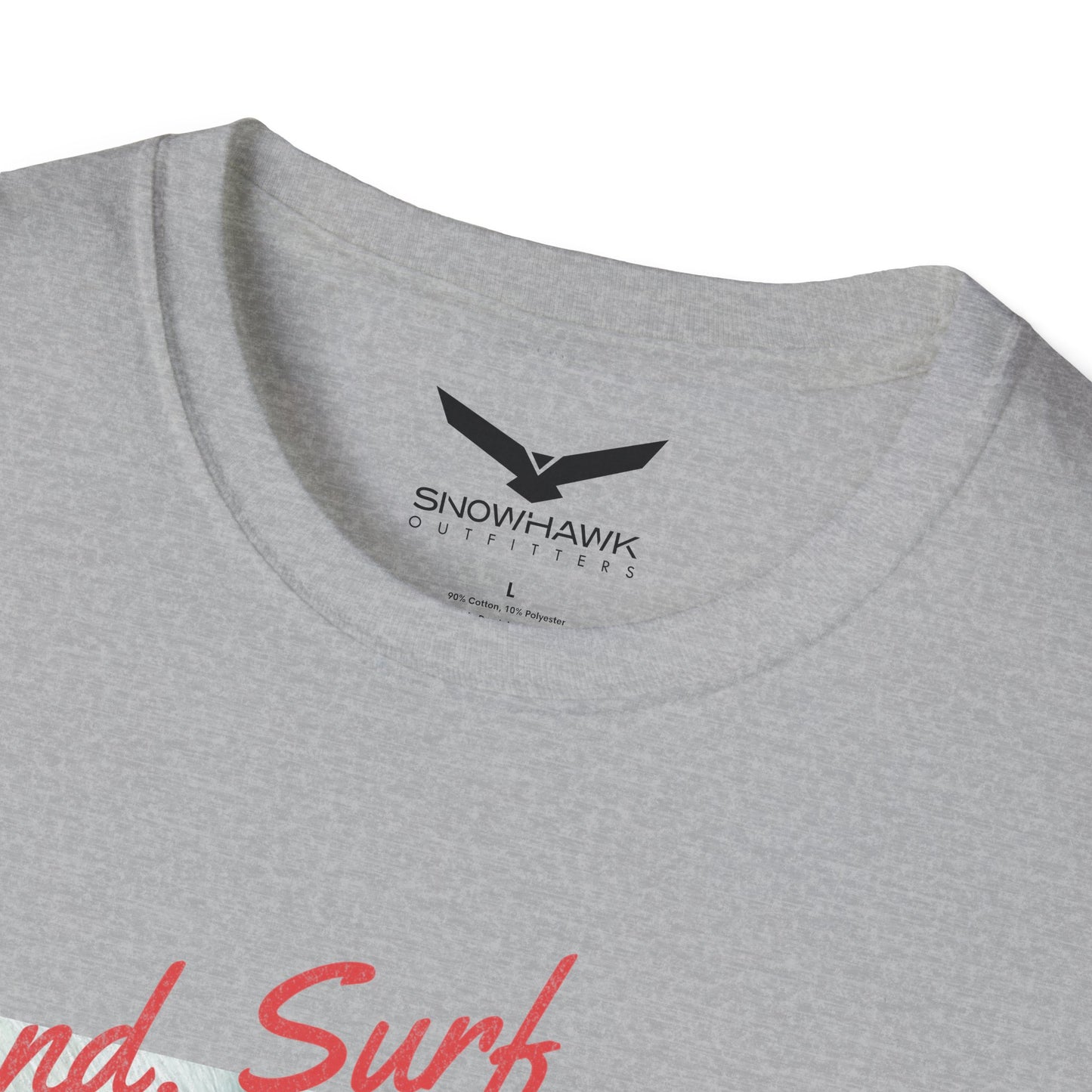 Sand, Surf, and Rockets 60's Style Unisex Softstyle T-Shirt