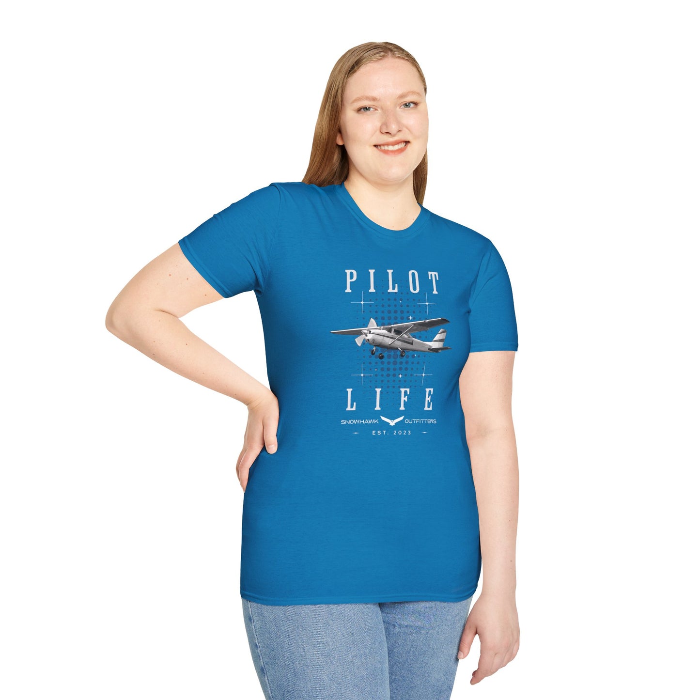 Pilot Life High Wing Unisex Softstyle T-Shirt