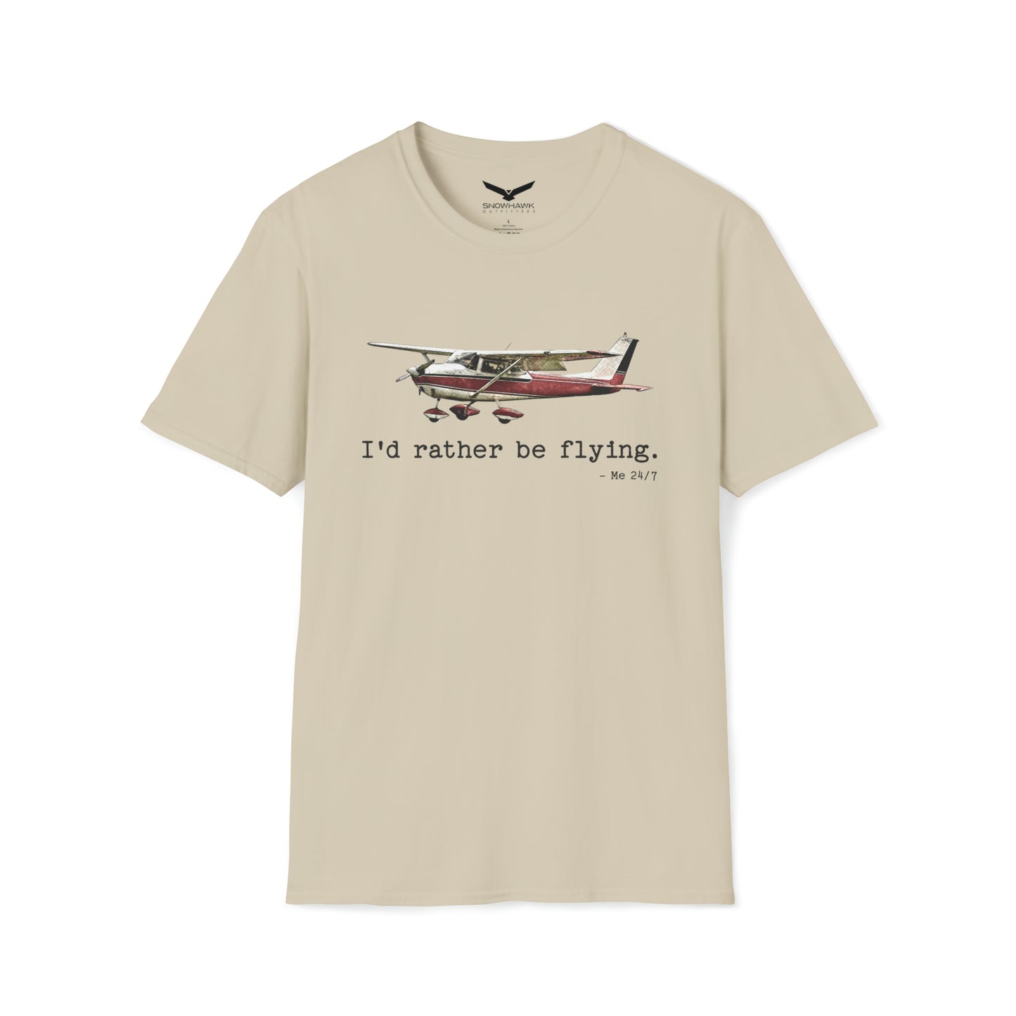 I'd Rather Be Flying 24/7 Unisex Softstyle T-Shirt