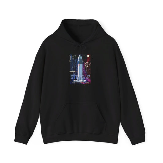 Starship The Future is Here Unisex Heavy Blend™ Hooded Sweatshirt