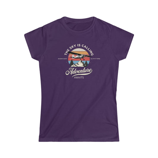 The Sky Is Calling Adventure Women's Softstyle Tee