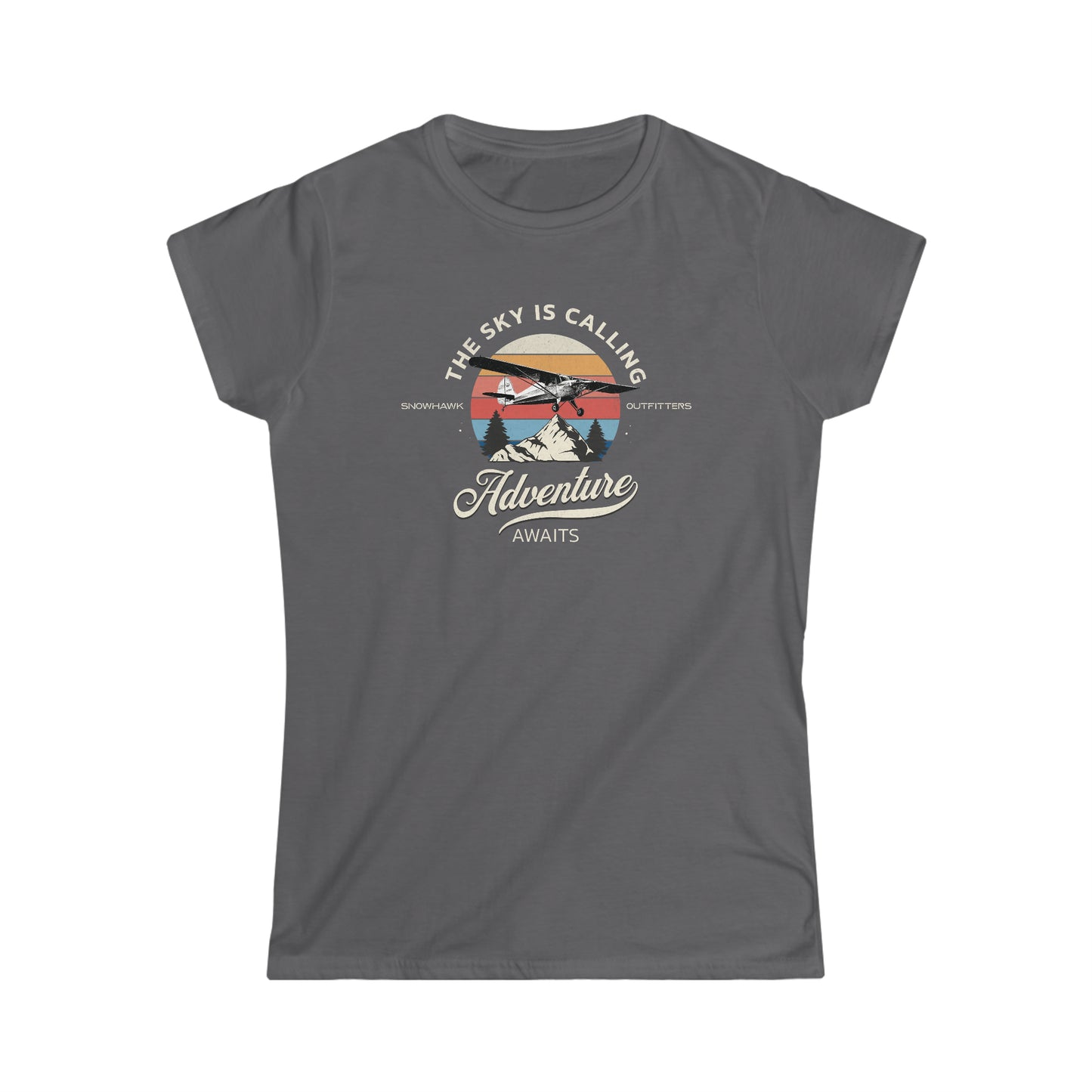 The Sky Is Calling Adventure Women's Softstyle Tee