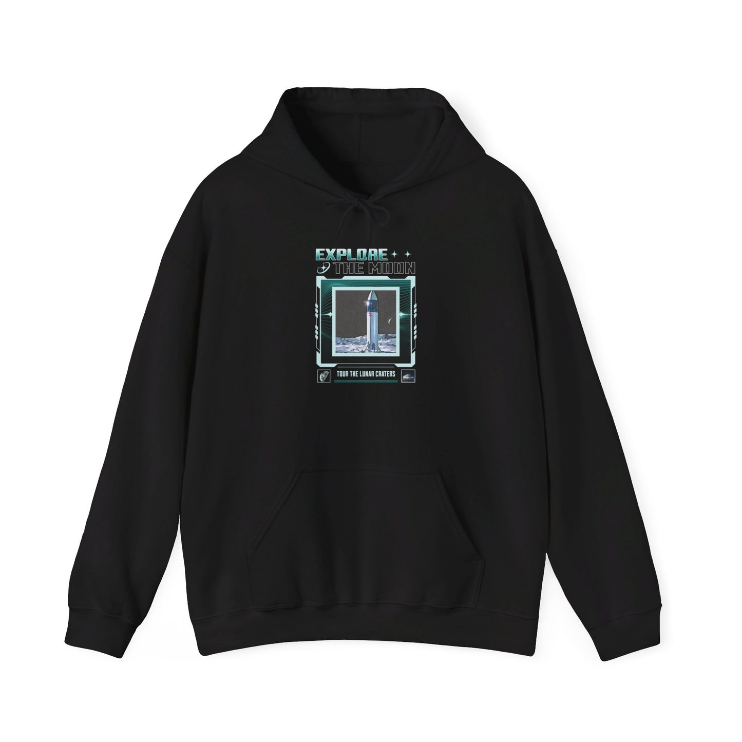 Explore the Moon Unisex Heavy Blend™ Hooded Sweatshirt