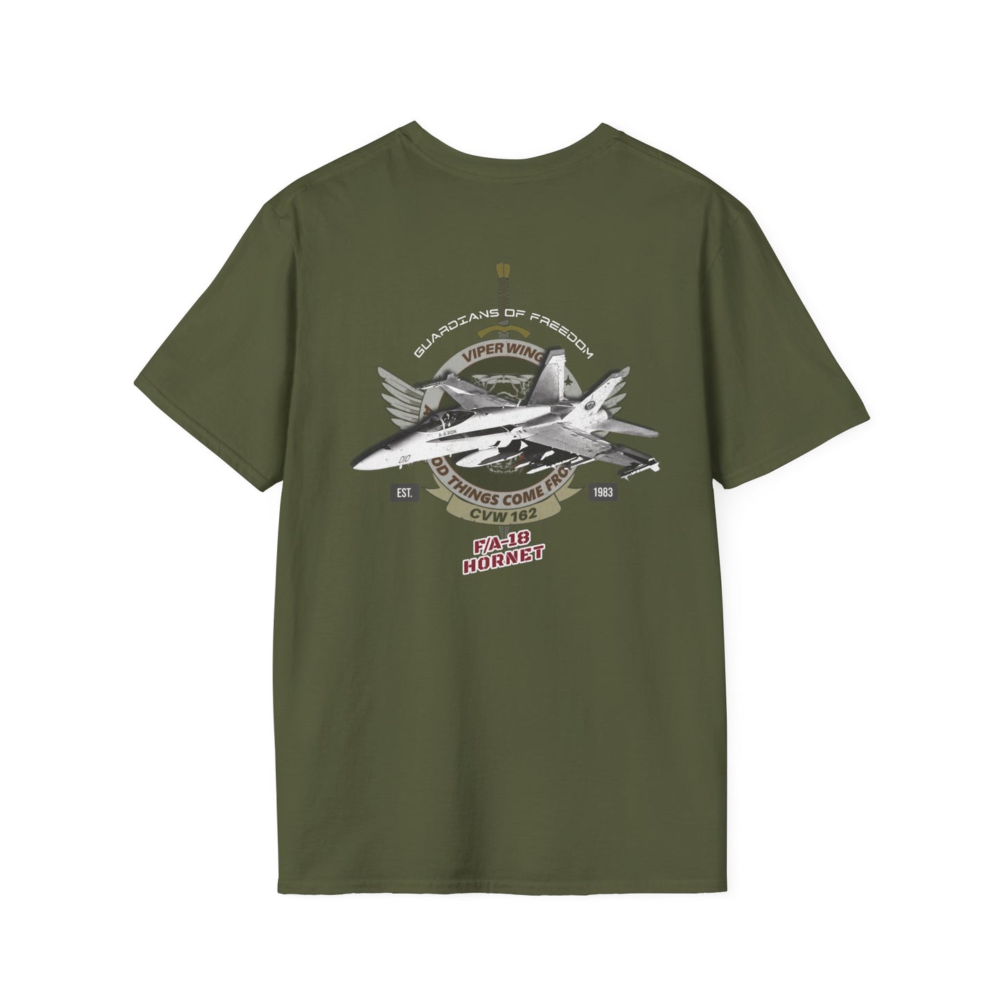 F/A-18 Hornet 162nd Viper Wing Unisex Softstyle T-Shirt