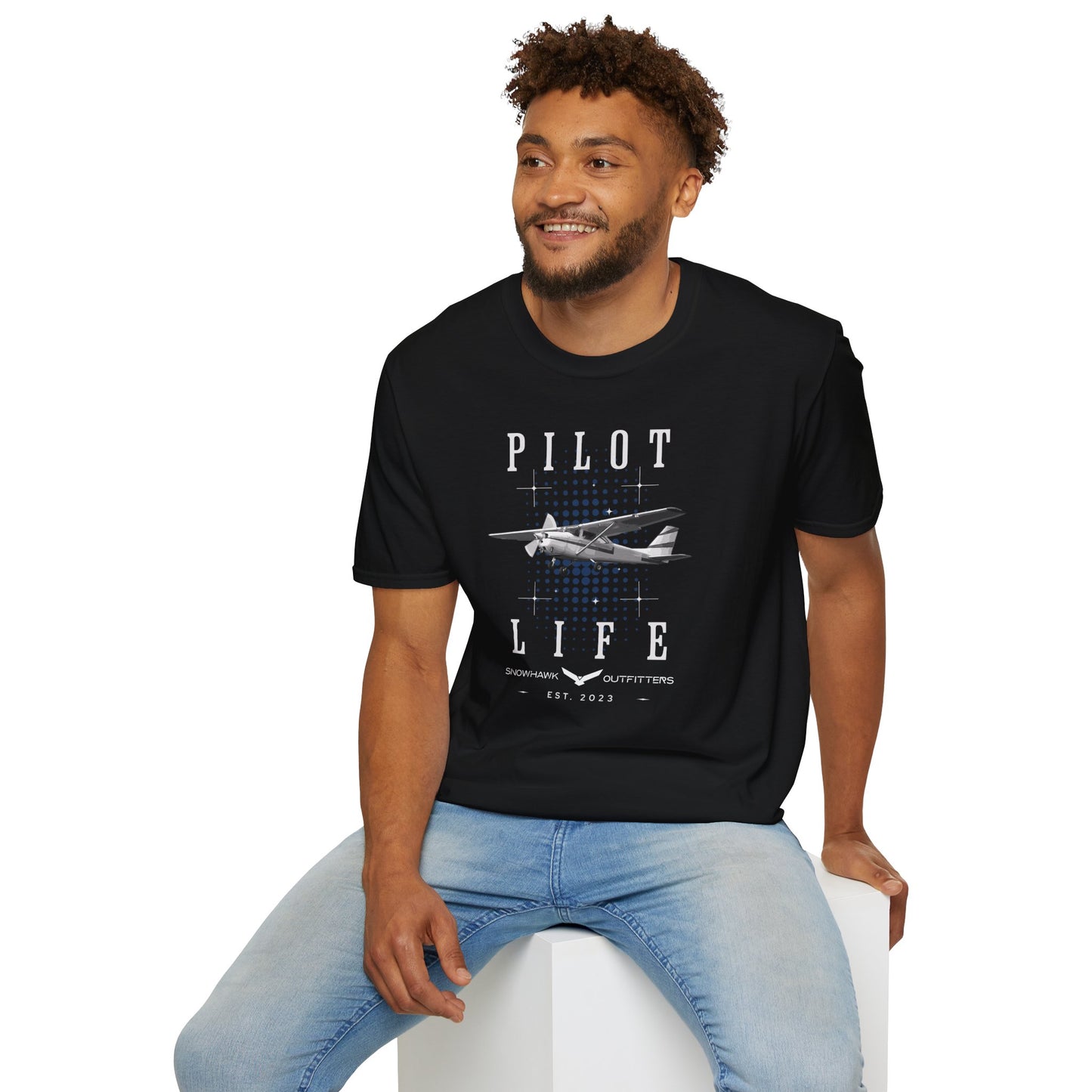 Pilot Life High Wing Unisex Softstyle T-Shirt