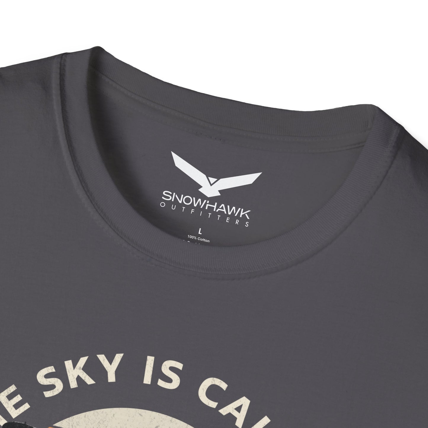 The Sky Is Calling Adventure Unisex Softstyle T-Shirt