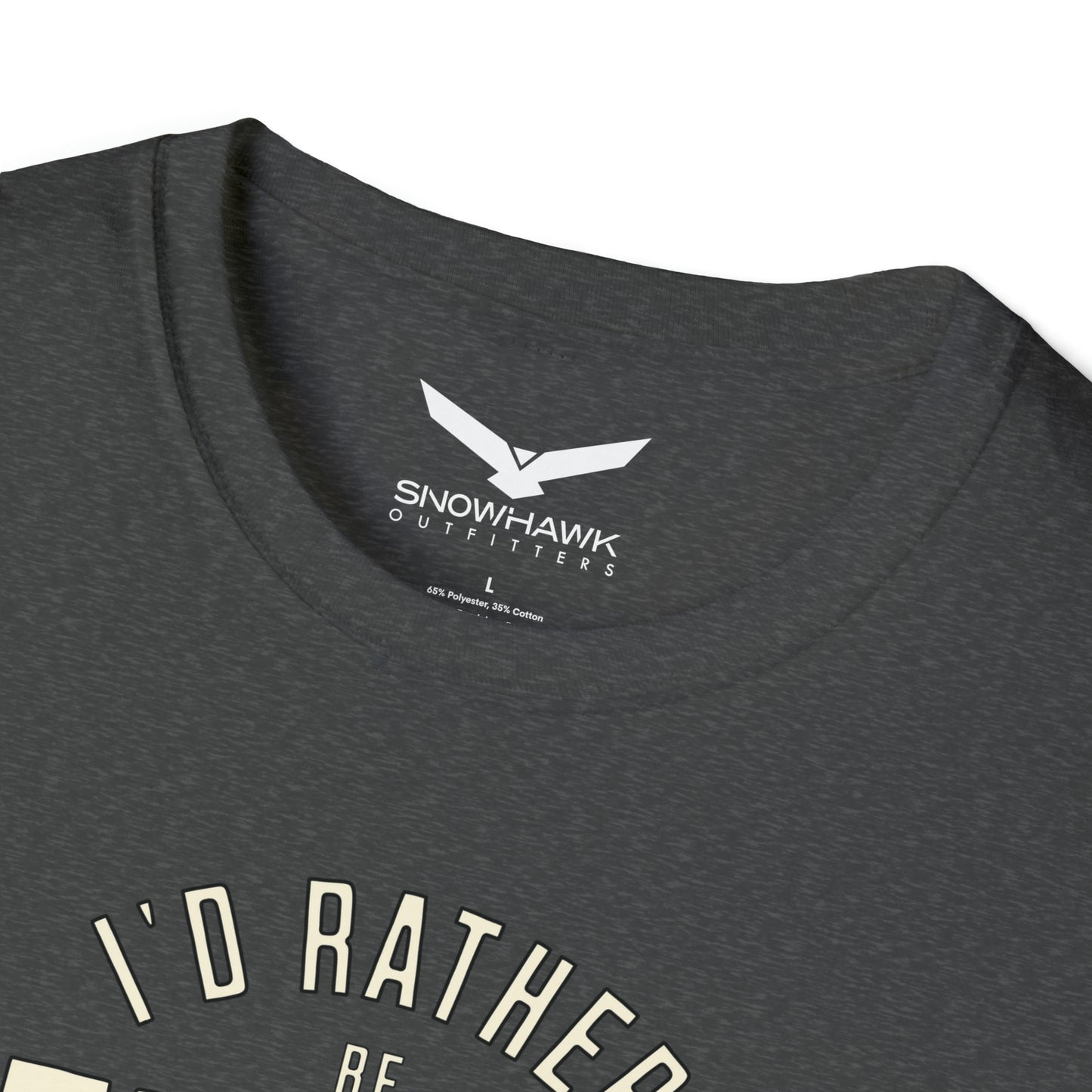 I'd Rather Be Flying Snowhawk Outfitters Unisex Softstyle T-Shirt