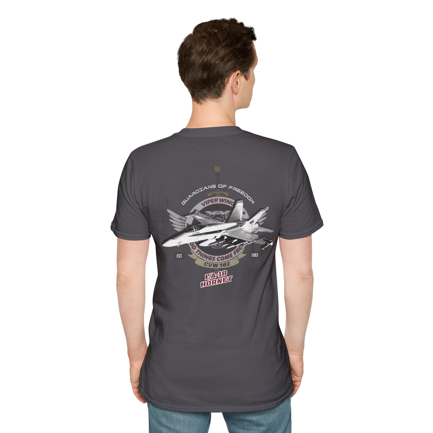 F/A-18 Hornet 162nd Viper Wing Unisex Softstyle T-Shirt