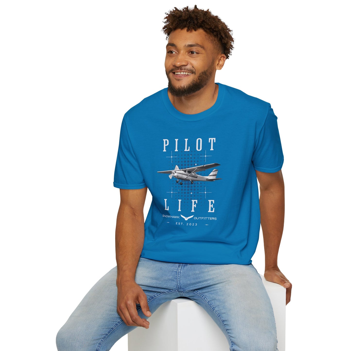 Pilot Life High Wing Unisex Softstyle T-Shirt