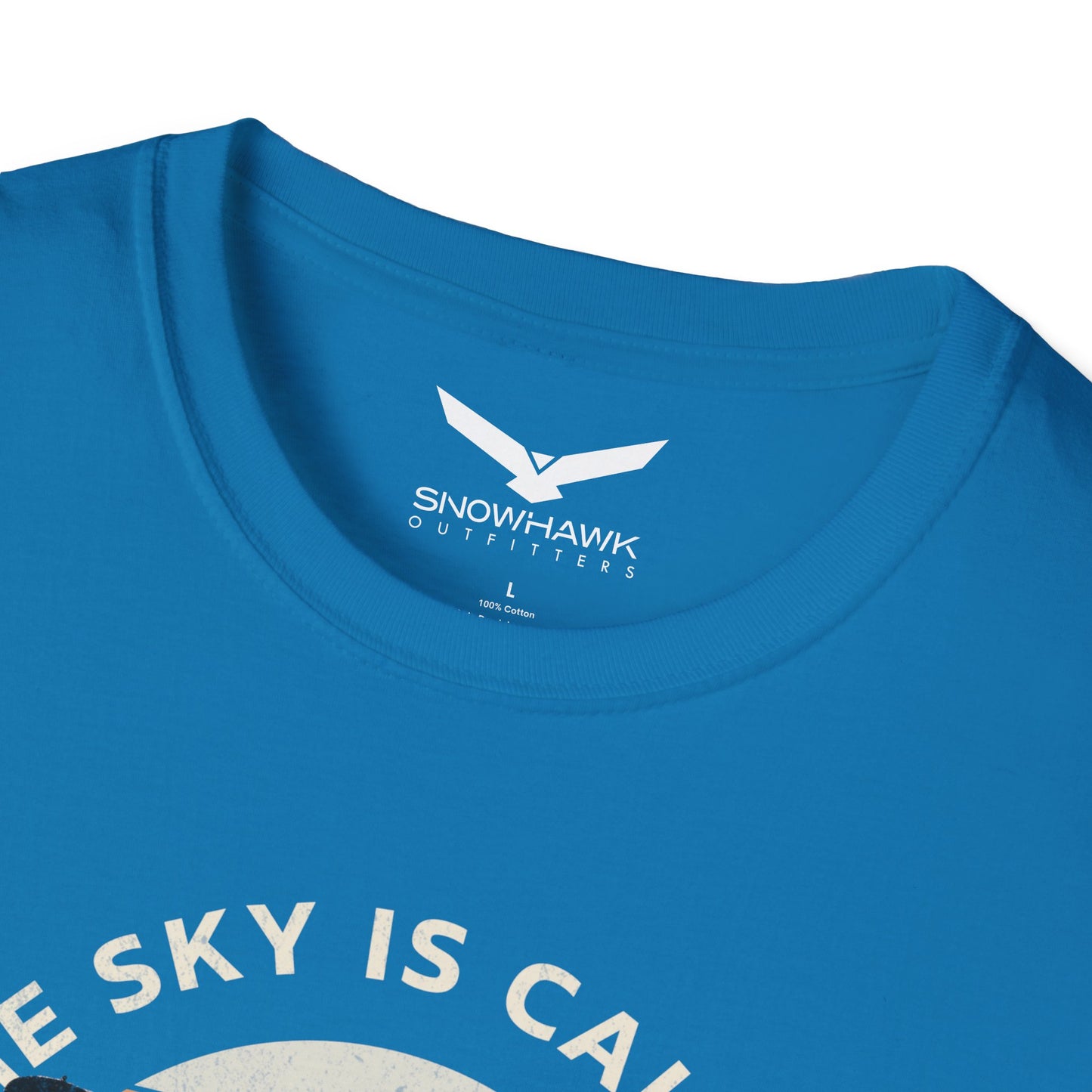 The Sky Is Calling Adventure Unisex Softstyle T-Shirt