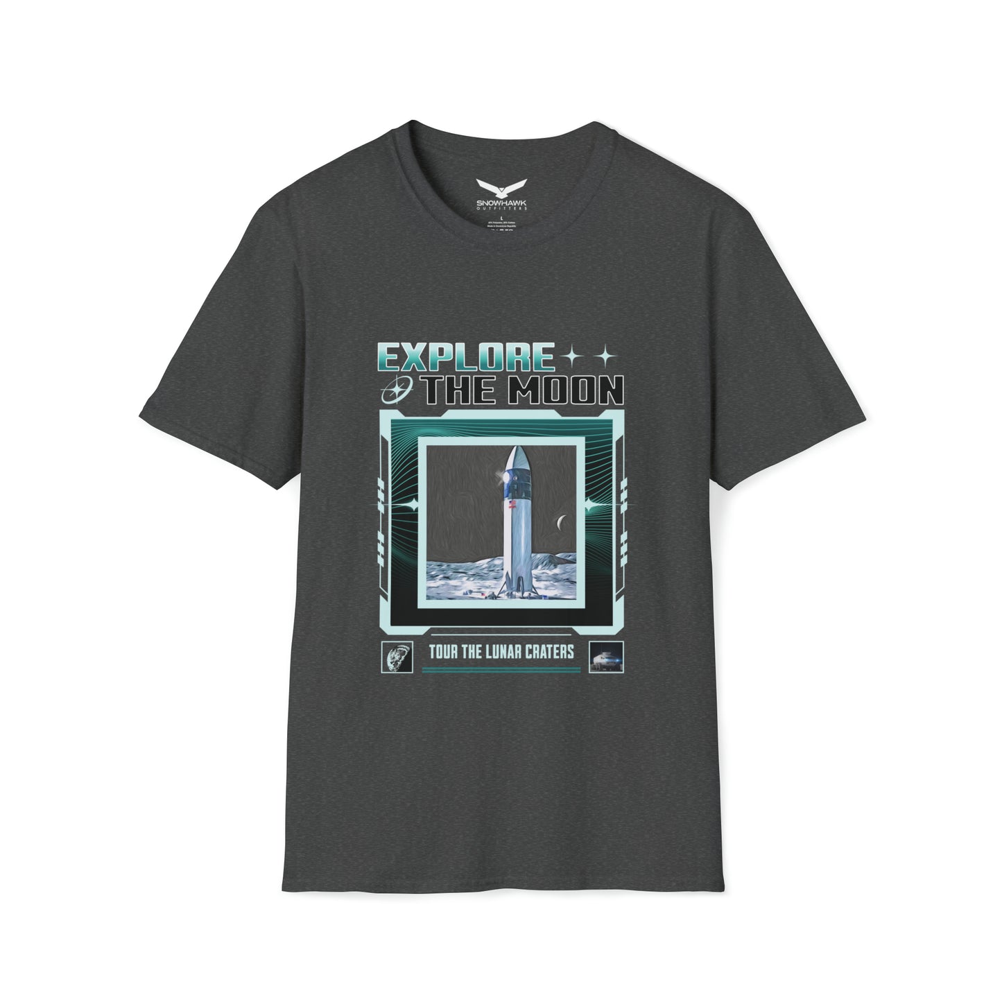 Explore the Moon Unisex Softstyle T-Shirt