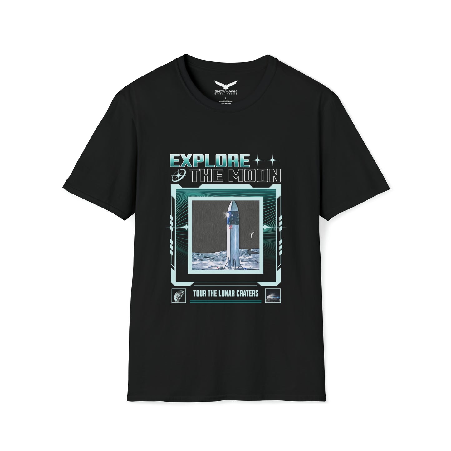 Explore the Moon Unisex Softstyle T-Shirt