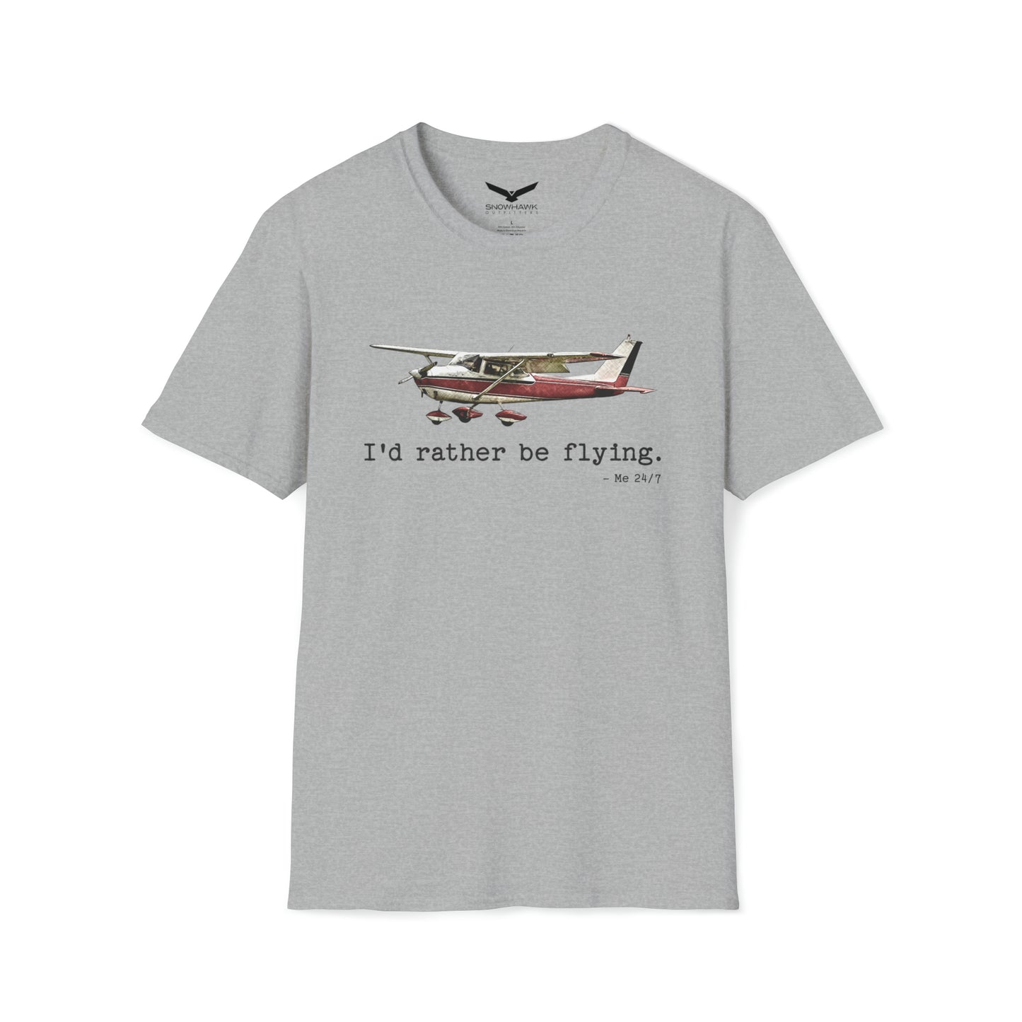 I'd Rather Be Flying 24/7 Unisex Softstyle T-Shirt