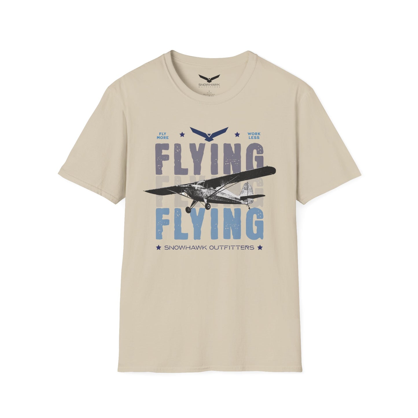 Fly More Work Less Unisex Softstyle T-Shirt